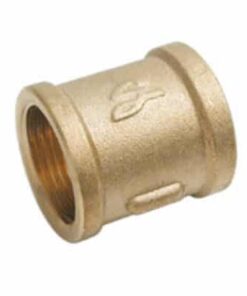 Manguito roscado de latón